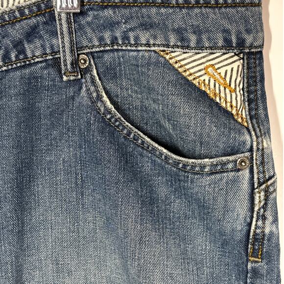 Volcom Enowen Classic Straight Leg Denim Skater Jeans Streetwear Blue Size 38 - Picture 5 of 16